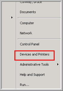Devices and Printers